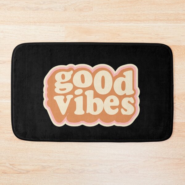 Item preview, Retro Good Vibes Typography Print designed and sold by velorea.