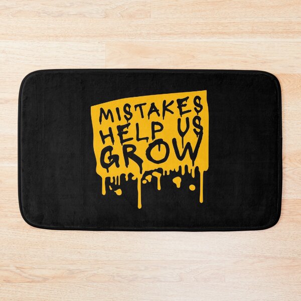 Item preview, Mistakes Help Us Grow Funny Motivational Growth Quote designed and sold by shirt-o-mat.