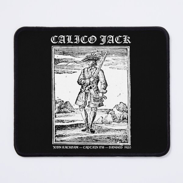 Item preview, Calico Jack Pirate Captain designed and sold by Happy Dystopia Prints.