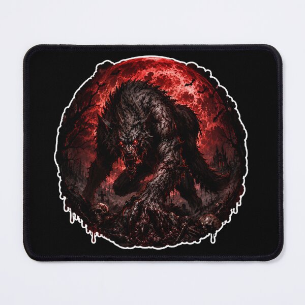 Item preview, Werewolf // wolves // Halloween // wolfman // haunted vibes // Wolf designed and sold by SMARTKIT DESIGNAGENCY.