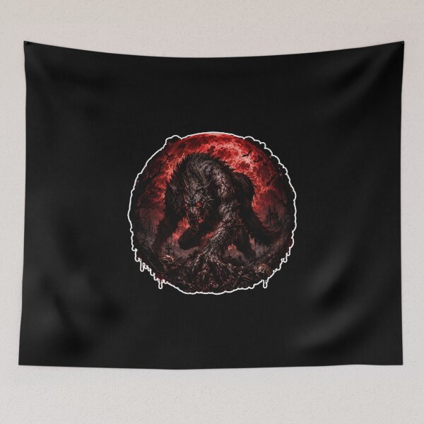 Item preview, Werewolf // wolves // Halloween // wolfman // haunted vibes // Wolf designed and sold by SMARTKIT DESIGNAGENCY.