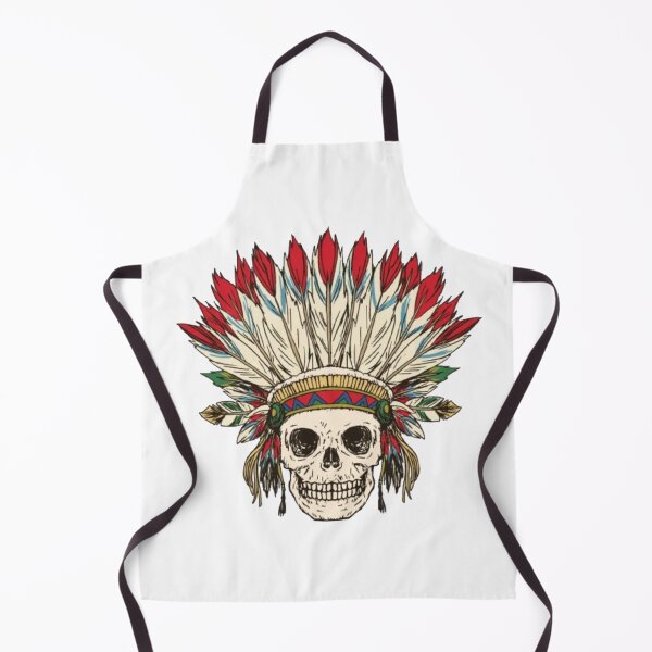 Item preview, Amazing Tribal Skeleton Head Skull And War Feather designed and sold by Gbriel3.