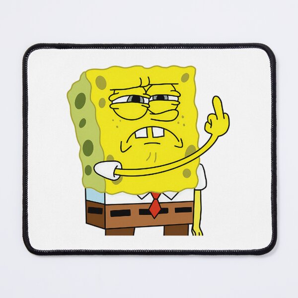 Item preview, Spongebob Meme Middle Finger designed and sold by evaejulias.