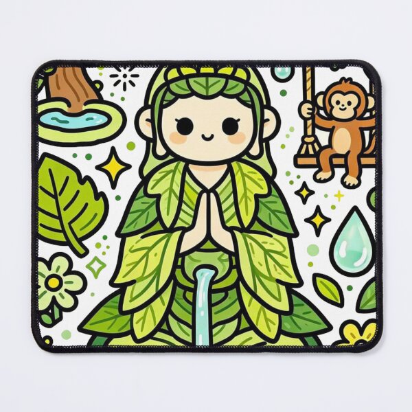 Item preview, Cute Eco Warrior Forest Fairy designed and sold by Mystic & Celestial Art.