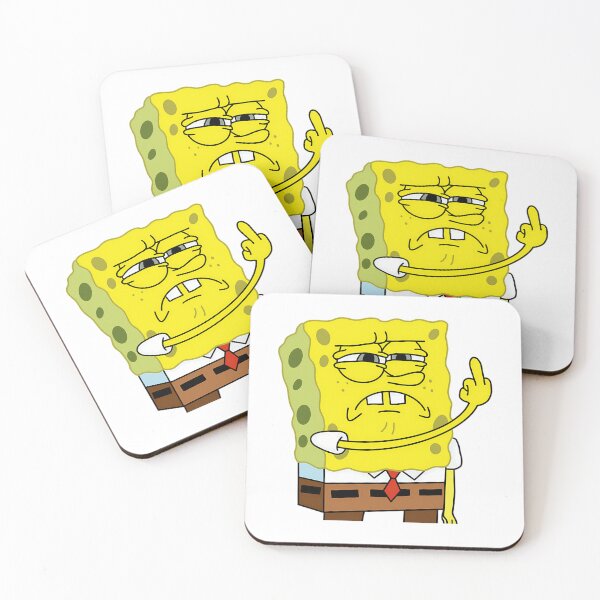 Item preview, Spongebob Meme Middle Finger designed and sold by evaejulias.