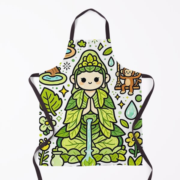 Item preview, Cute Eco Warrior Forest Fairy designed and sold by Mystic & Celestial Art.