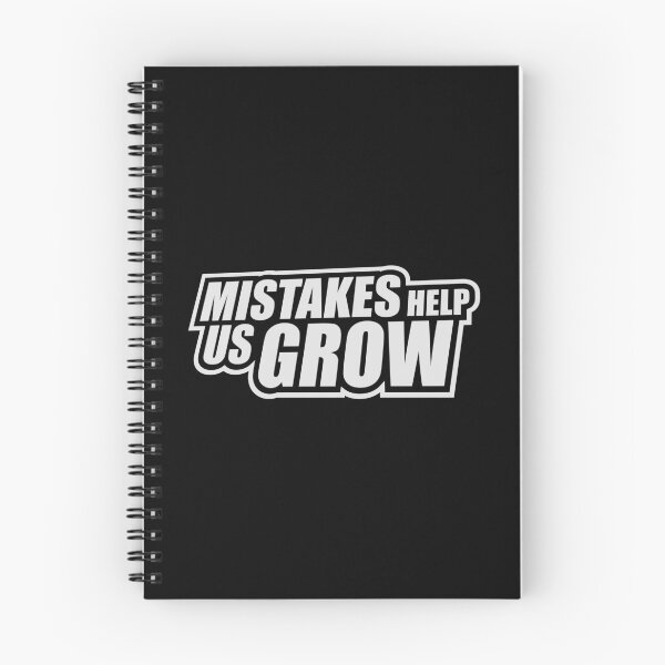 Item preview, Mistakes Help Us Grow Funny Motivational Growth Quote designed and sold by shirt-o-mat.