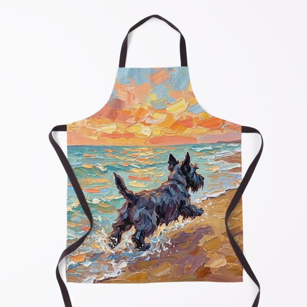 Item preview, Beach Day – Scottish Terrier designed and sold by AjaTrier.