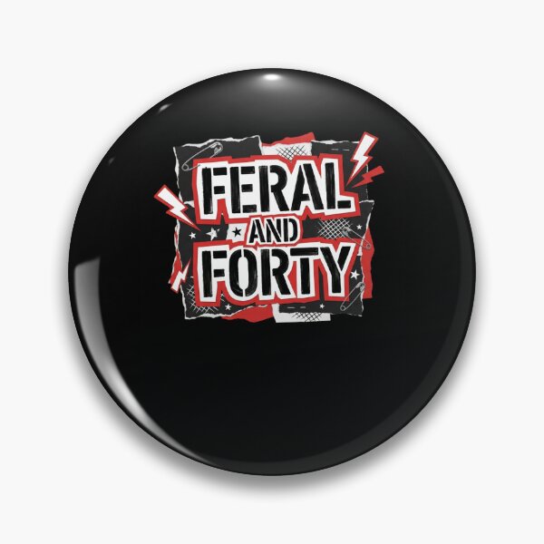 Artikelvorschau, Feral and Forty Punk Rock 40th Celebration Design entworfen und verkauft von snowry.