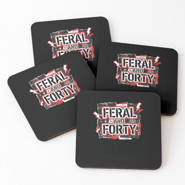 Item preview, Feral and Forty Punk Rock 40th Celebration Design designed and sold by snowry.