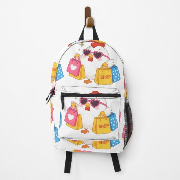 Item preview, Cute Shopping Chicken Kawaii Sticker designed and sold by DailyDoodlesBySumbul.