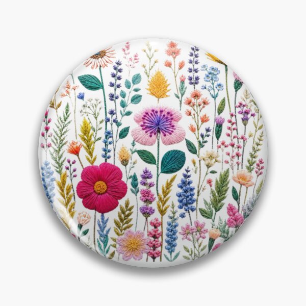 Item preview, Wildflowers,Flat 3D printing embroidery designed and sold by Galart58.