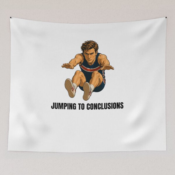 Item preview, Long jump, sport, humor, design designed and sold by Lyfeinsights.