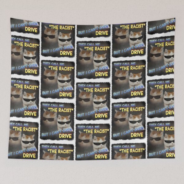 Item preview, The Racist Funny Cat Dank Meme Gifts designed and sold by evaejulias.