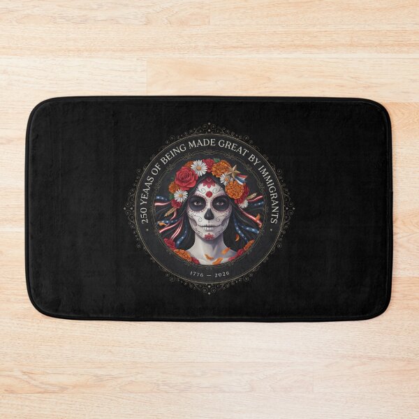 Item preview, 250 Years Made Great By Immigrants Patriotic Sugar Skull Lady for History Lovers designed and sold by Redgiant87x.