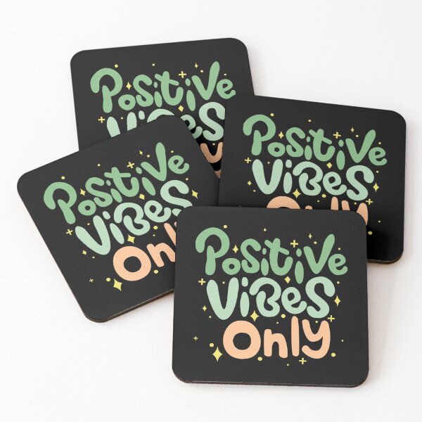 Item preview, Positive Vibes Only Groovy Typography Print designed and sold by velorea.