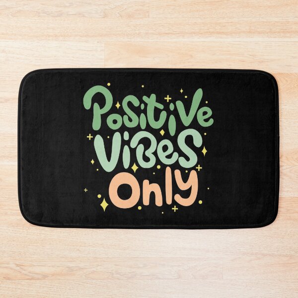 Item preview, Positive Vibes Only Groovy Typography Print designed and sold by velorea.