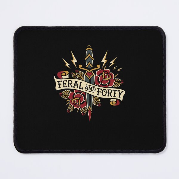 Item preview, Feral and Forty Traditional Tattoo Dagger Art designed and sold by snowry.