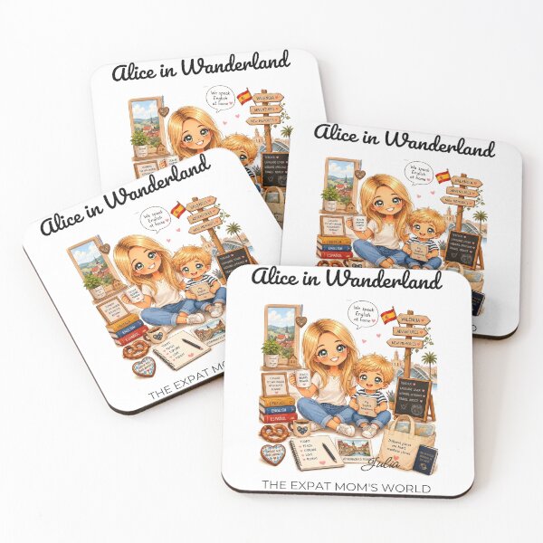 Item preview, The Expat Mom´s world - Alice in Wanderland  designed and sold by Wanderers Press.