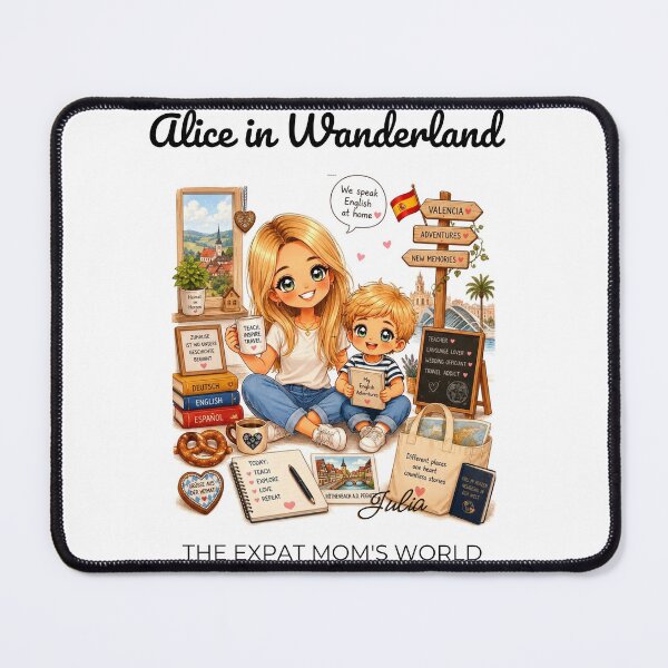 Item preview, The Expat Mom´s world - Alice in Wanderland designed and sold by Wanderers Press.