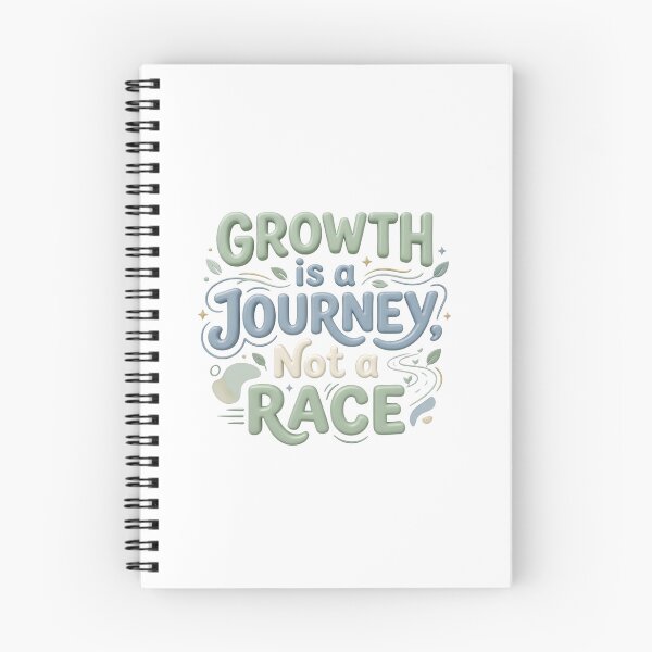 Item preview, Growth Is A Journey Not A Race Quote designed and sold by VeloKick.