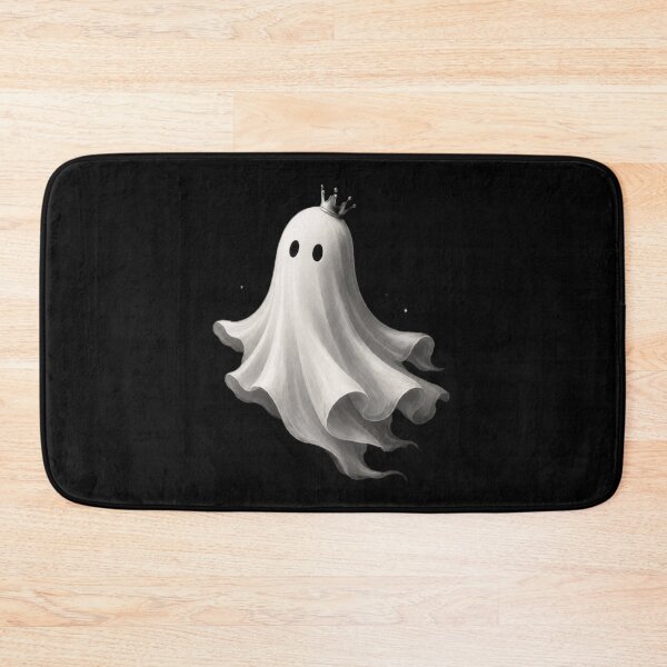 Item preview, Little Ghost King – Cute Crowned Spirit Illustration designed and sold by BlackBoneArt.