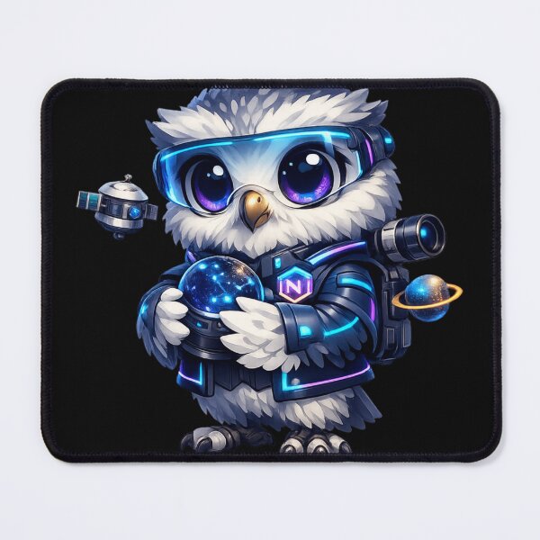 Item preview, NJ-005 | Astro Owl | Space Scientist designed and sold by D4NC1G3R®.