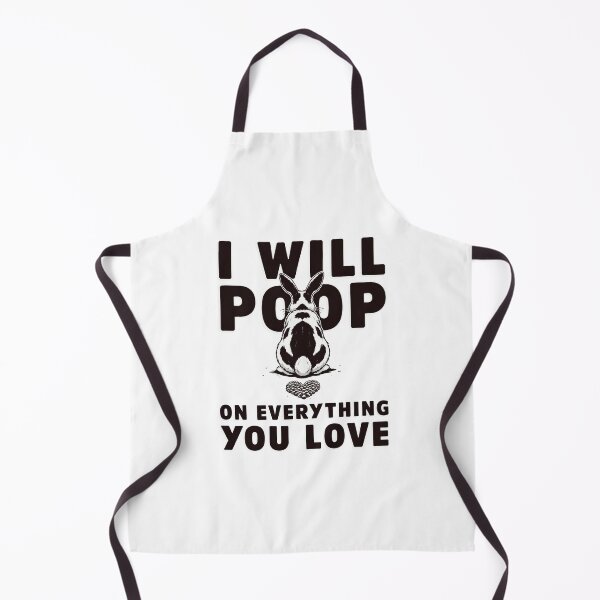Item preview, I Will Poop on Everything You Love funny rabbit designed and sold by Welldoh.