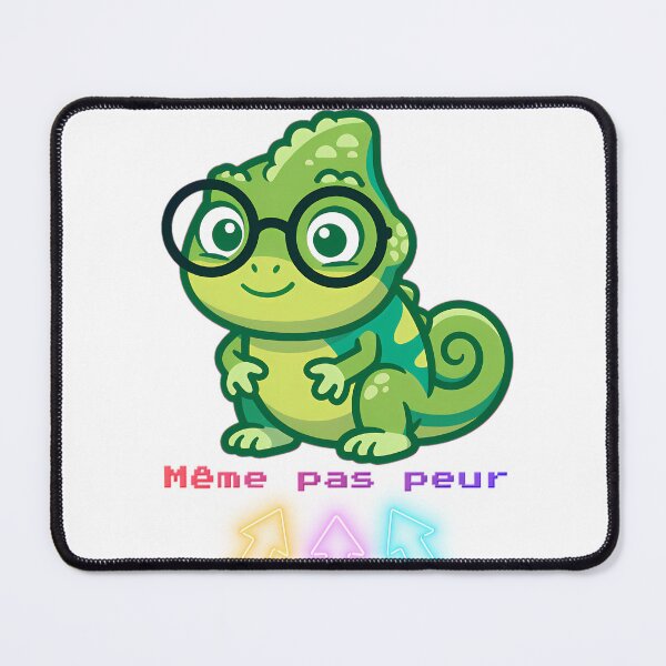 Item preview, Nerd gecko with neon glasses designed and sold by PrimoWeb.