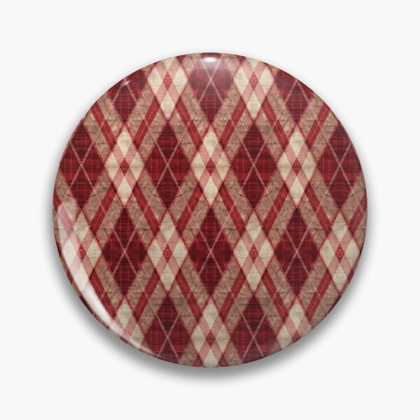 Item preview, Vintage Red Diamond Pattern designed and sold by LouieVanille.