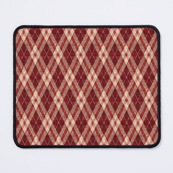 Item preview, Vintage Red Diamond Pattern designed and sold by LouieVanille.