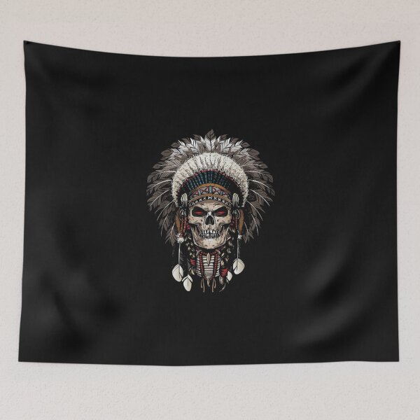 Item preview, Patriotic Chief Skull Indian Native American Headdress designed and sold by Gbriel3.