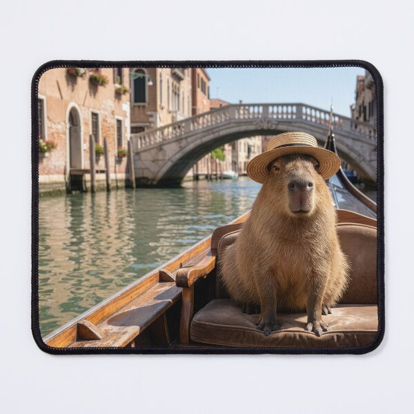 Item preview, Capybara Travels the World designed and sold by Tridentulus.