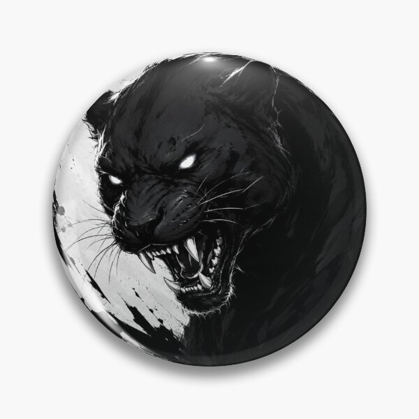 Artikelvorschau, Schwarzer Panther, Wütender schwarzer Panther, Schöner schwarzer Panther entworfen und verkauft von PatternFly.