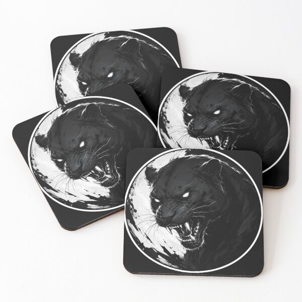 Item preview, Black panther, Angry black panther, Beautiful black panther designed and sold by PatternFly.