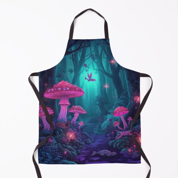 Item preview, Neon Mushroom Forest Psychedelic Fantasy designed and sold by AEVORI.