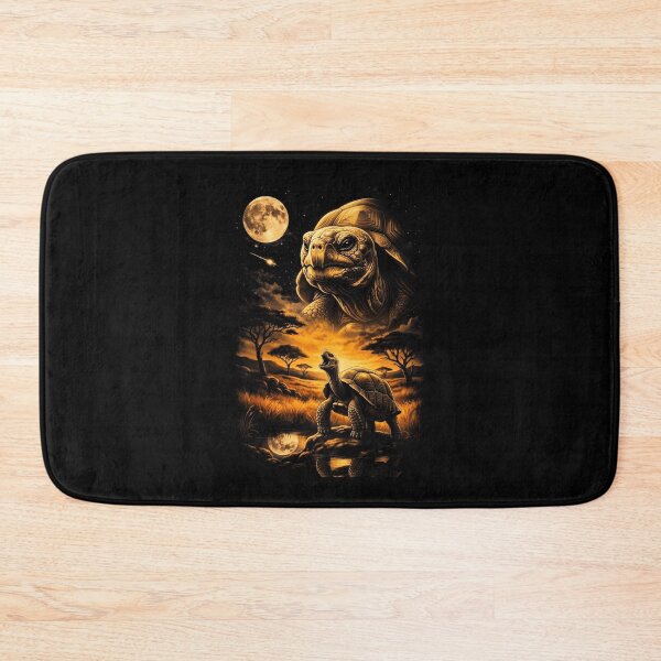 Item preview, Ancient Tortoise Howling At Moon Savanna Night designed and sold by d247.
