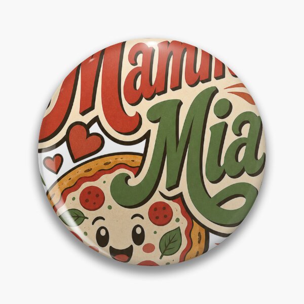 Item preview, Mamma Mia - Italian Foodie Lover Design designed and sold by VisualArtsOasis.