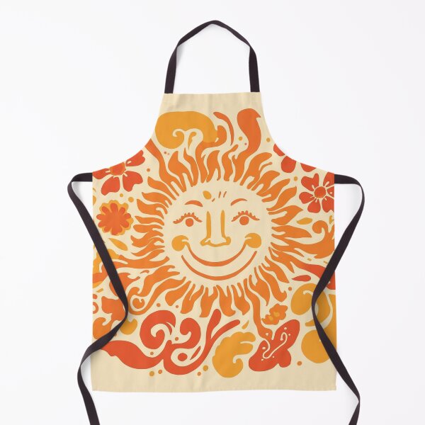 Item preview, Retro 70s Groovy Sun Flowers Boho designed and sold by AEVORI.