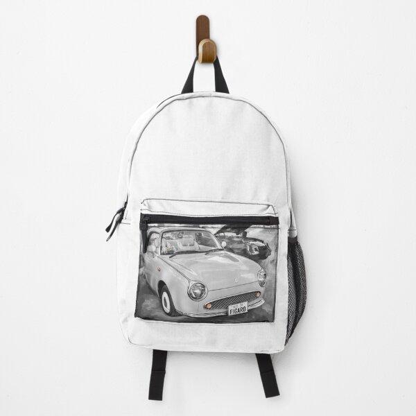 Item preview, Monochrome 1991 Nissan Figaro Boutique JDM Coupe Fine Art Poster designed and sold by RichFrancoCars.