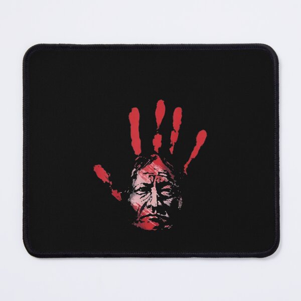 Item preview, Native American Indigenous Pride Red Hand Indian Blood Vintage designed and sold by Gbriel3.