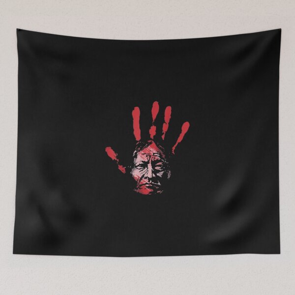 Item preview, Native American Indigenous Pride Red Hand Indian Blood Vintage designed and sold by Gbriel3.