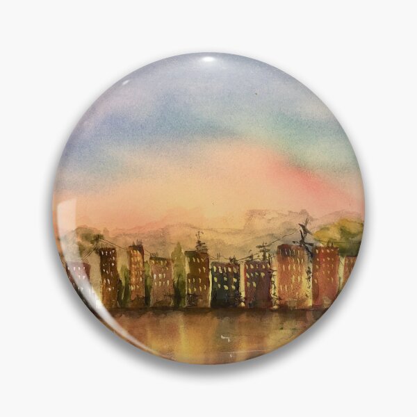Item preview, River town designed and sold by Mary Lomma.