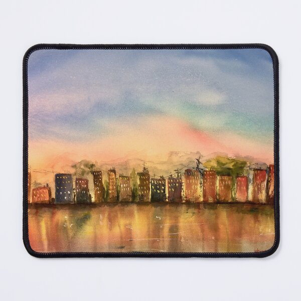 Item preview, River town designed and sold by Mary Lomma.