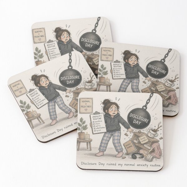 Item preview, Disclosure Day ruined my normal anxiety routine. designed and sold by CinemaChronik.