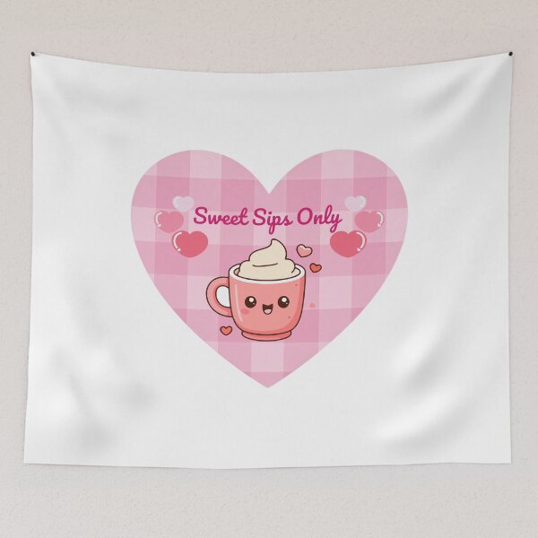 Item preview, ​Sweet Sips Only - Kawaii Coffee and Hot Cocoa  designed and sold by Rehnair.
