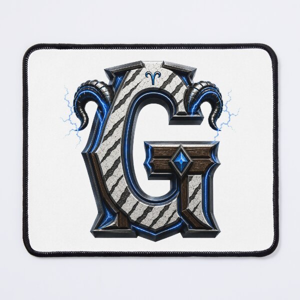 Item preview, Ramstrike Earthforge Letter G designed and sold by BlissBlvdShop.