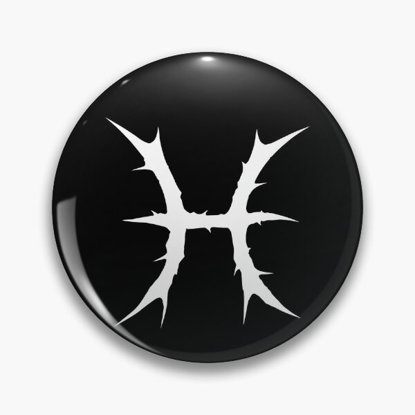 Item preview, Pisces Heavy Metal Symbol designed and sold by After Dread.