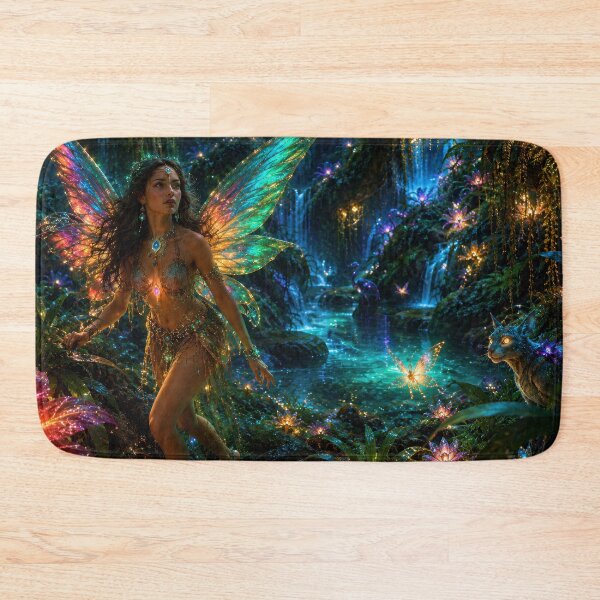 Item preview, Bioluminescent Jungle fairy designed and sold by jgvisualarts.
