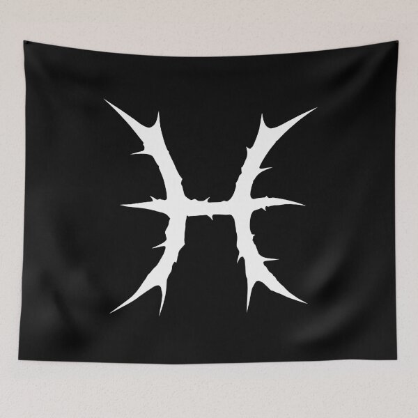 Item preview, Pisces Heavy Metal Symbol designed and sold by After Dread.